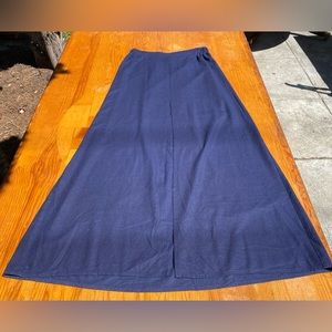 Dark blue Ali Golden a-line skirt with front slit